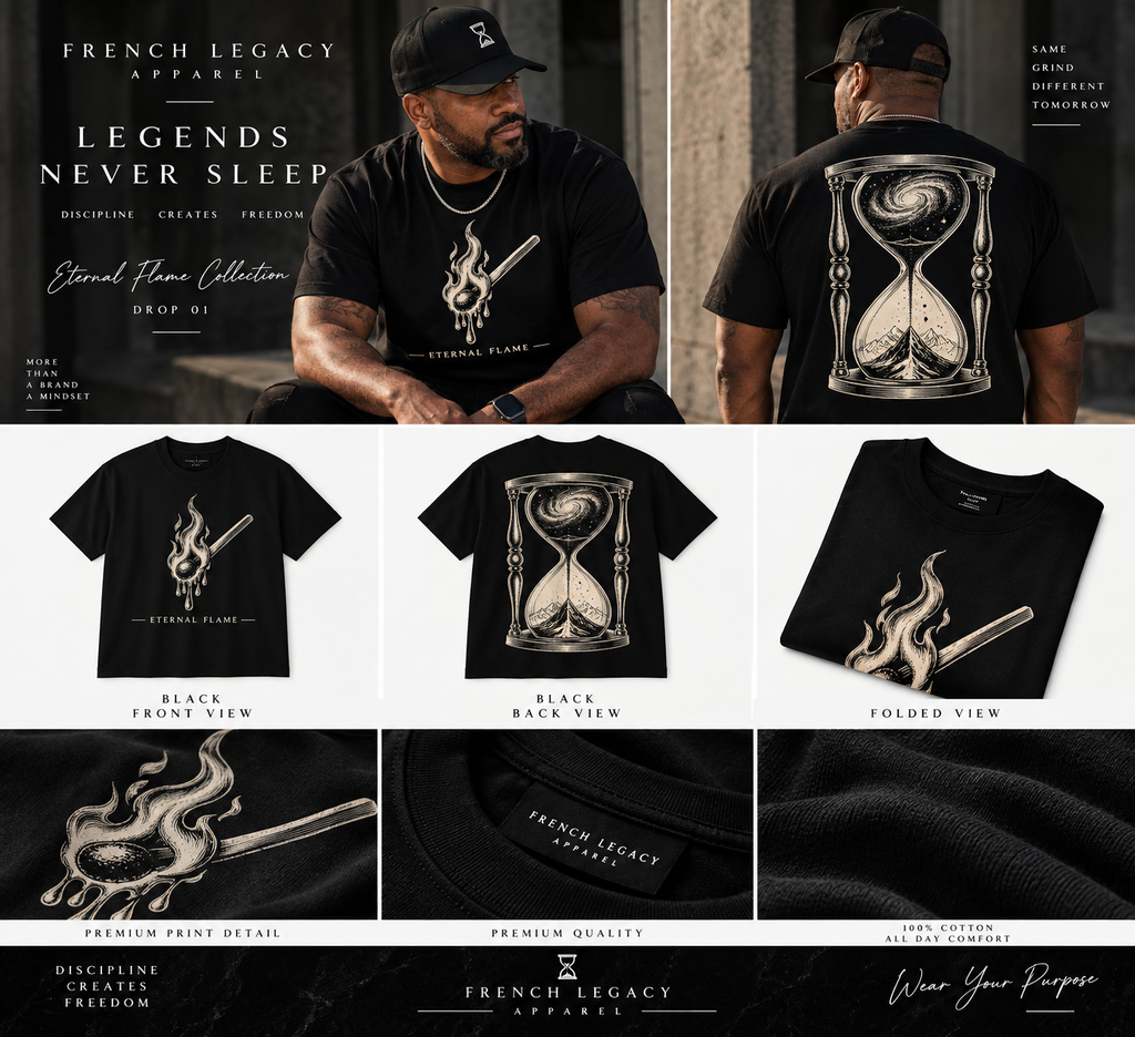 Drop 1// Eternal Flame (Black)